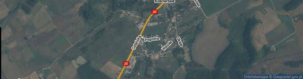 Zdjęcie satelitarne Pogodna ul.
